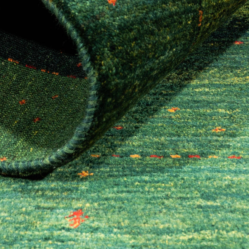 Gabbeh Rug - Loribaft Perser - 136 x 84 cm - green