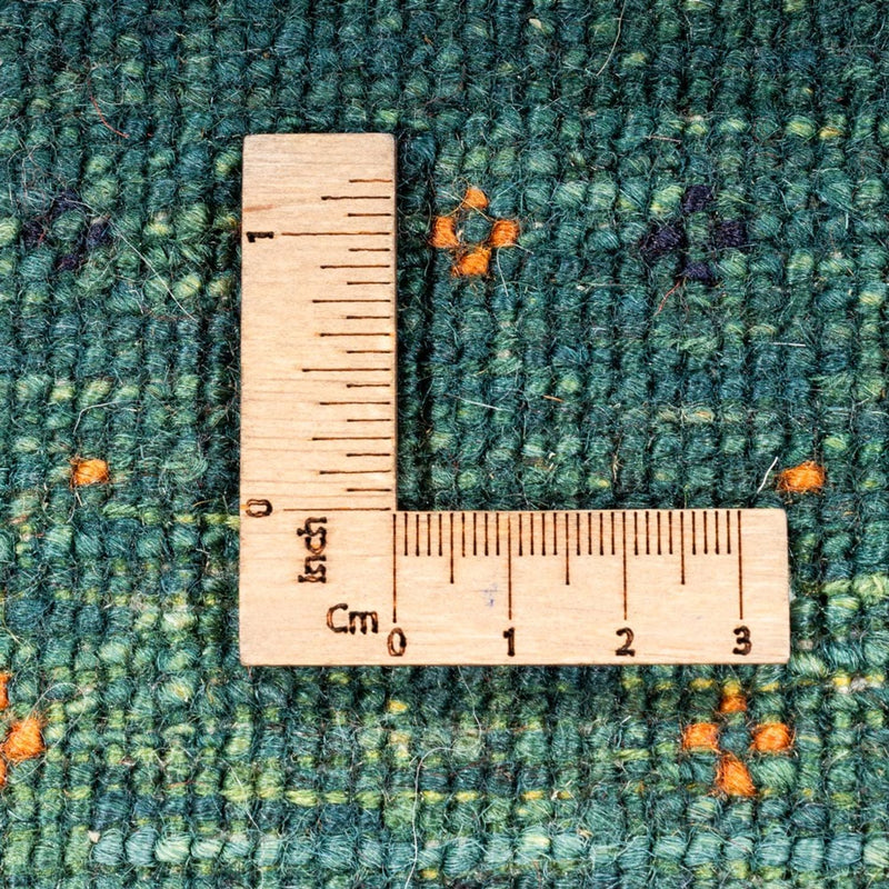 Gabbeh Rug - Loribaft Perser - 124 x 87 cm - green