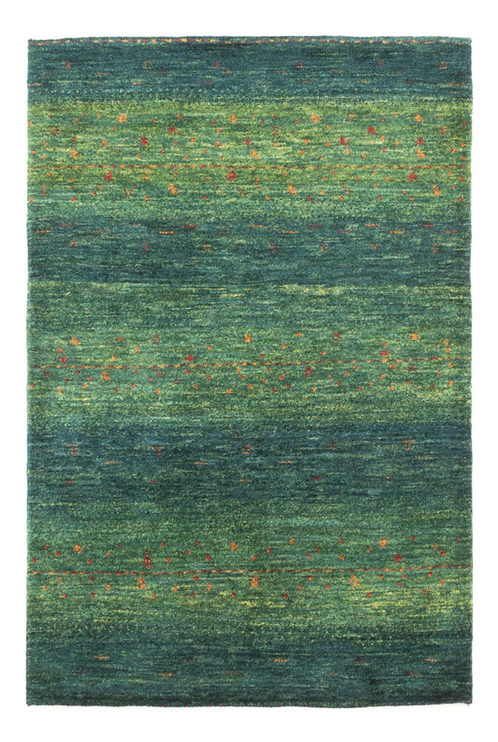 Gabbeh Rug - Loribaft Perser - 126 x 84 cm - green