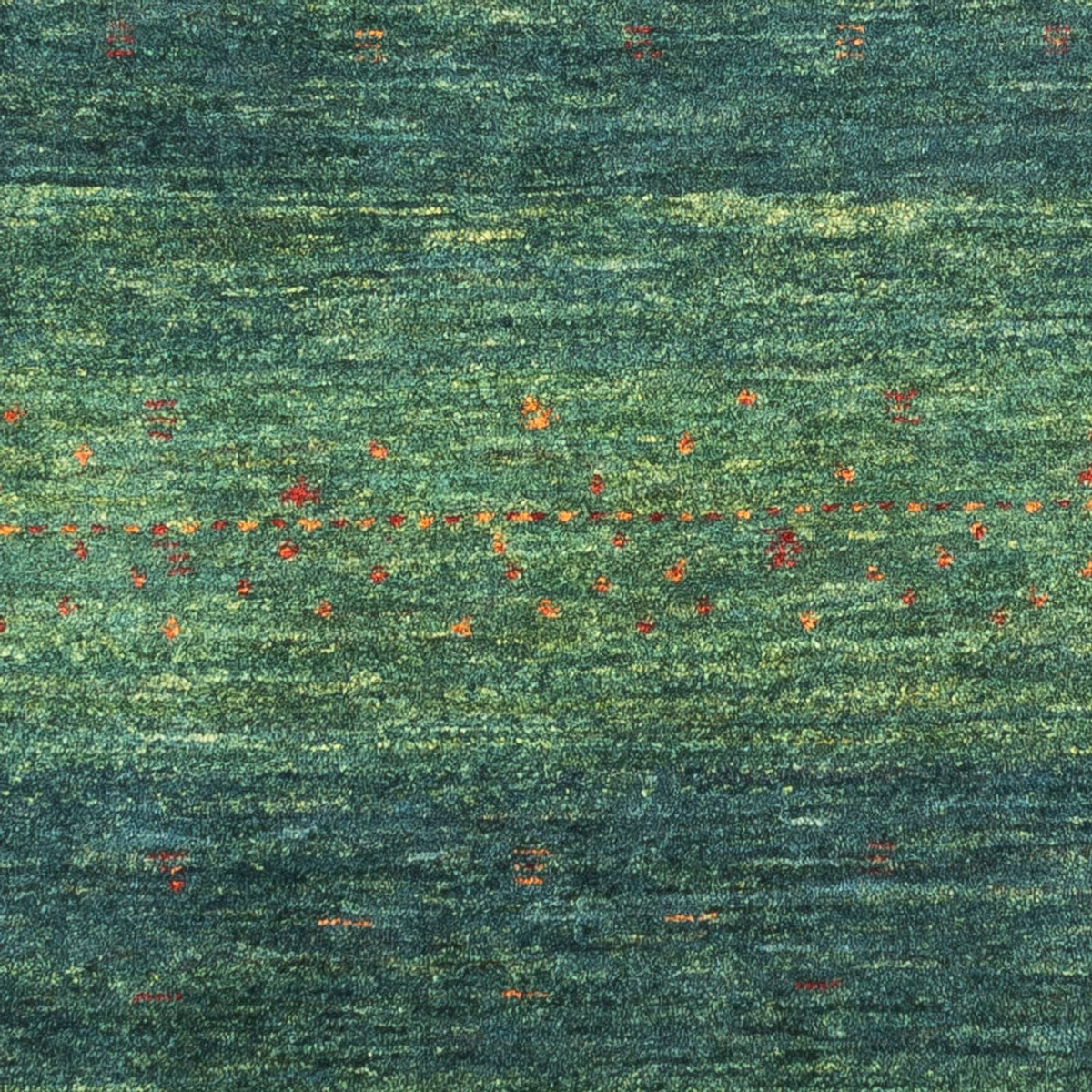 Gabbeh Rug - Loribaft Perser - 126 x 84 cm - green