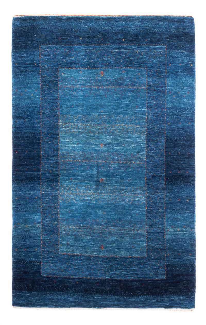 Gabbeh Rug - Loribaft Perser - 134 x 88 cm - blue