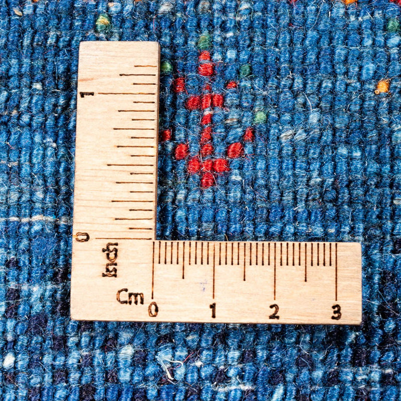 Gabbeh Rug - Loribaft Perser - 129 x 84 cm - blue