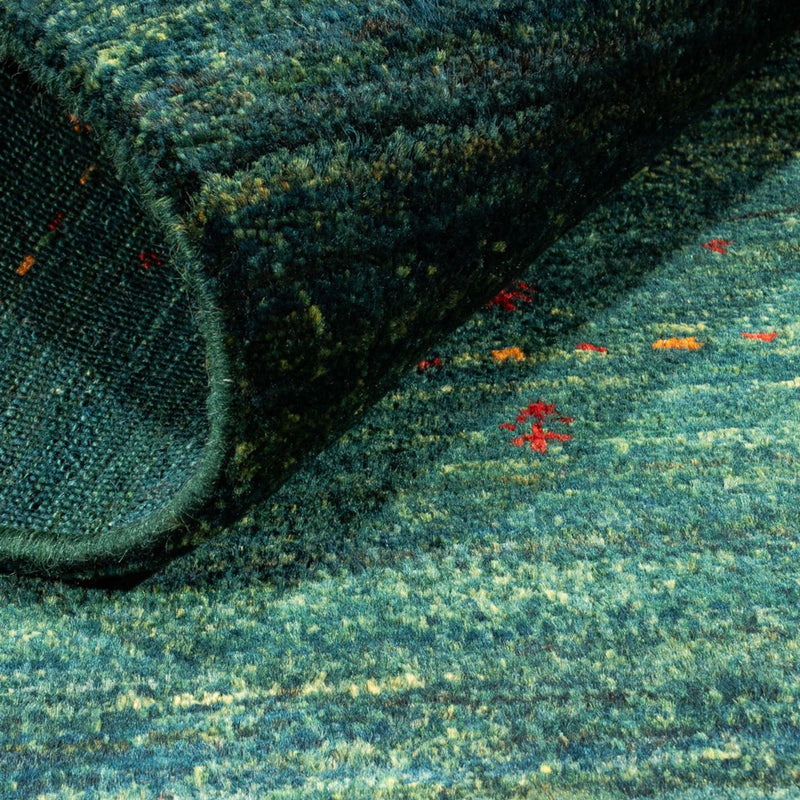 Gabbeh Rug - Loribaft Perser - 125 x 82 cm - green