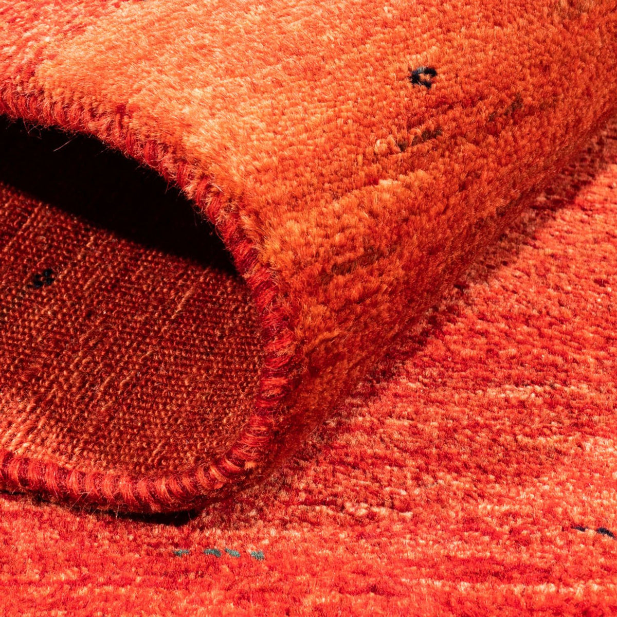 Gabbeh Rug - Loribaft Perser - 118 x 82 cm - red