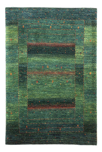 Gabbeh Rug - Loribaft Perser - 125 x 86 cm - green