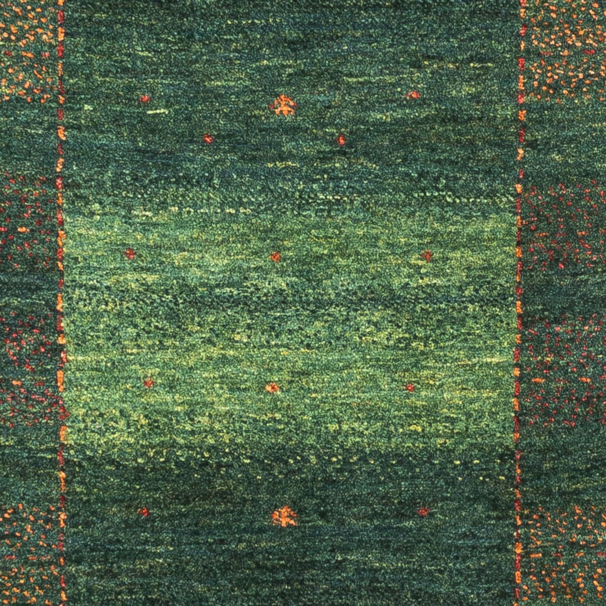 Gabbeh Rug - Loribaft Perser - 121 x 85 cm - green