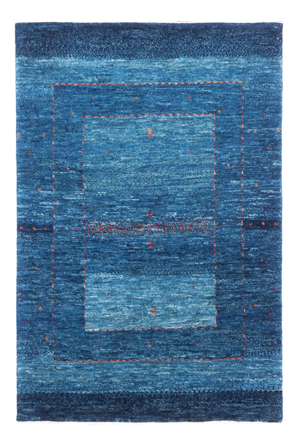 Gabbeh Rug - Loribaft Perser - 122 x 83 cm - blue