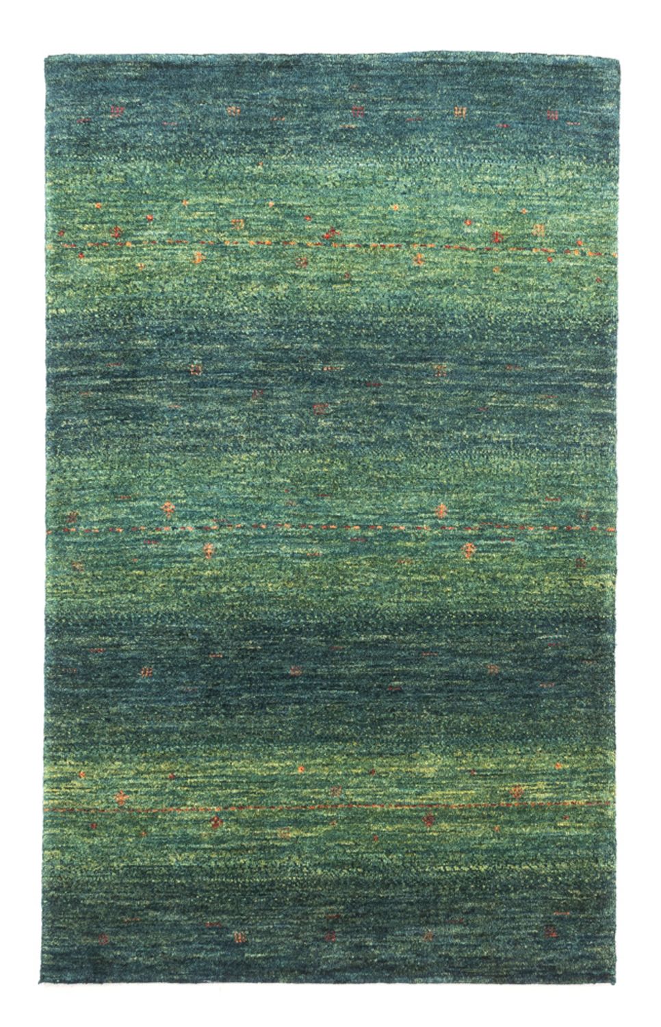 Gabbeh Rug - Loribaft Perser - 123 x 78 cm - green