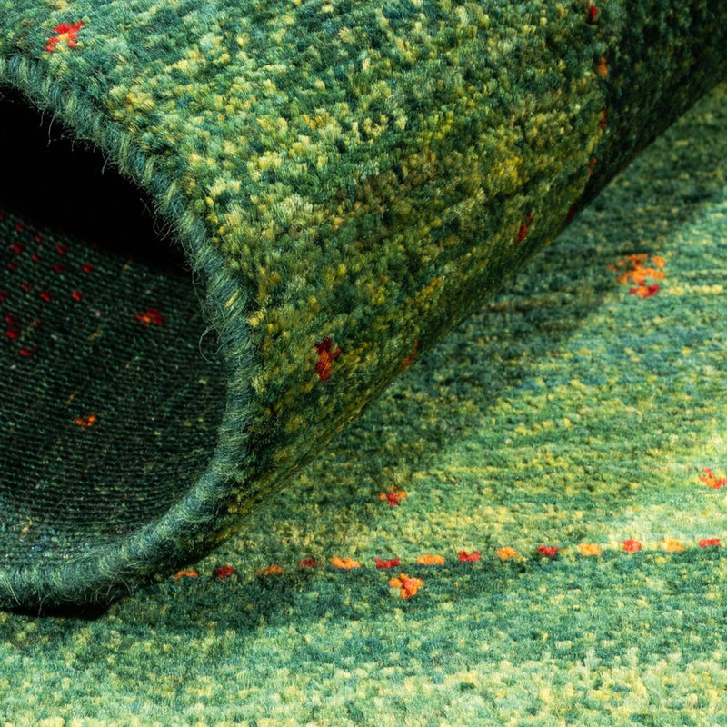 Gabbeh Rug - Loribaft Perser - 123 x 79 cm - green