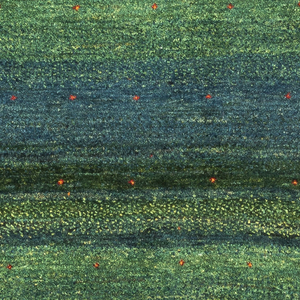 Gabbeh Rug - Loribaft Perser - 121 x 80 cm - green