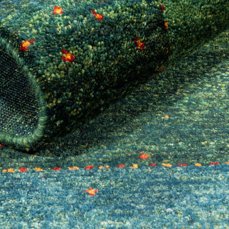 Gabbeh Rug - Loribaft Perser - 121 x 80 cm - green