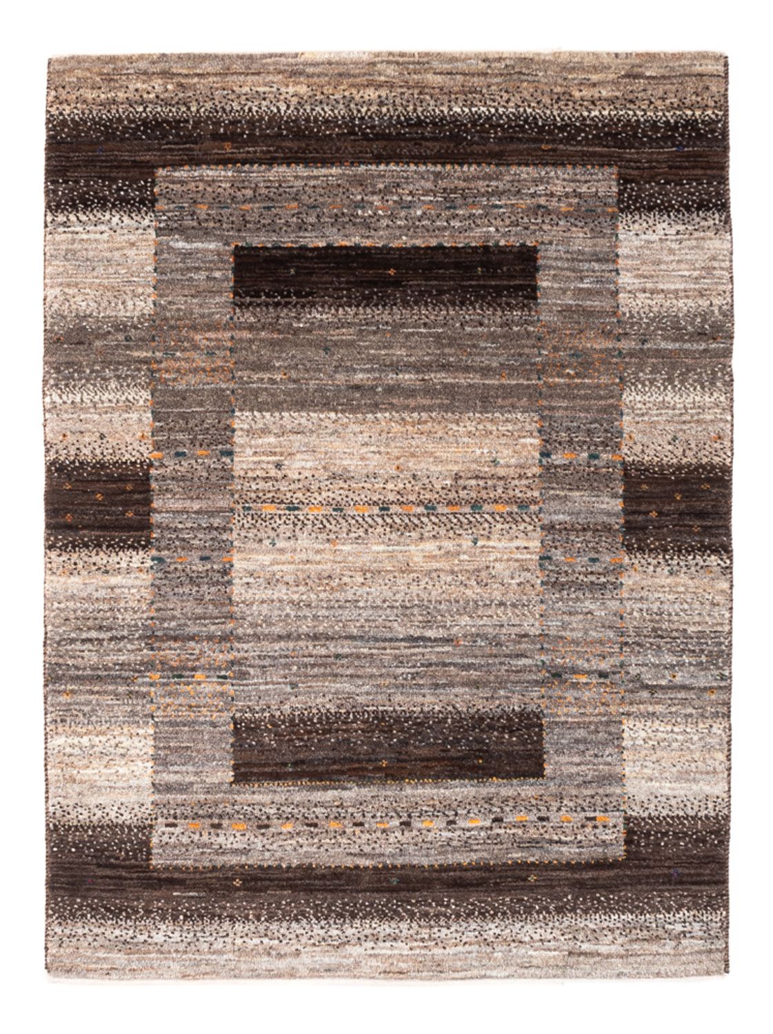 Gabbeh Rug - Loribaft Perser - 122 x 84 cm - grey