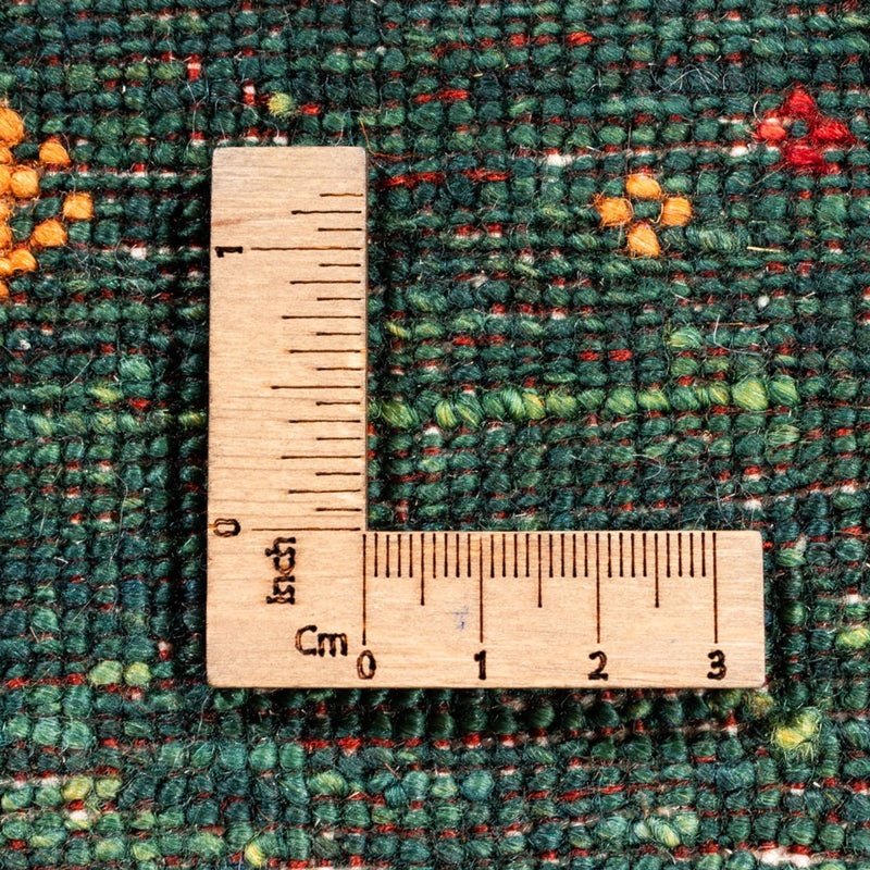 Gabbeh Rug - Loribaft Perser - 110 x 81 cm - green