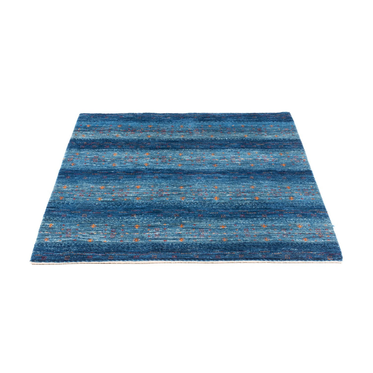 Gabbeh Rug - Loribaft Perser - 112 x 100 cm - blue