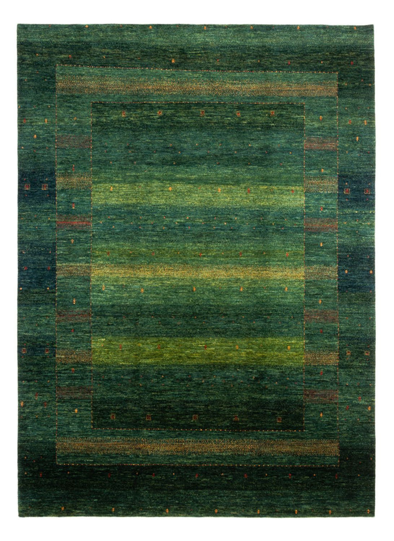 Gabbeh Rug - Loribaft Perser - 314 x 233 cm - green
