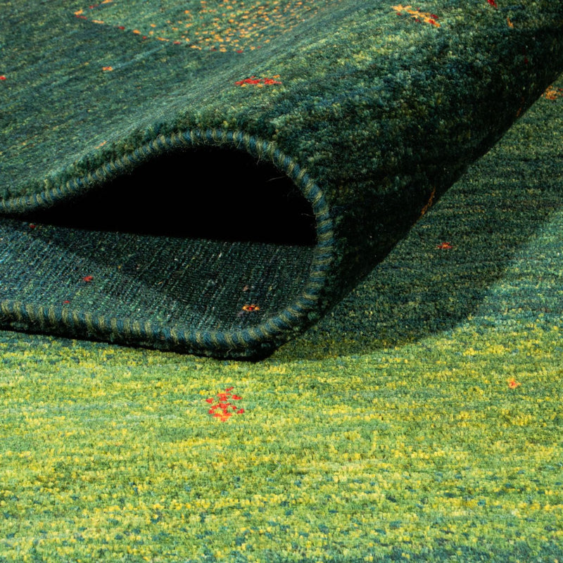 Gabbeh Rug - Loribaft Perser - 314 x 233 cm - green