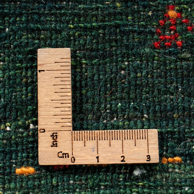 Gabbeh Rug - Loribaft Perser - 314 x 233 cm - green