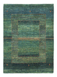 Gabbeh Rug - Loribaft Perser - 111 x 83 cm - green
