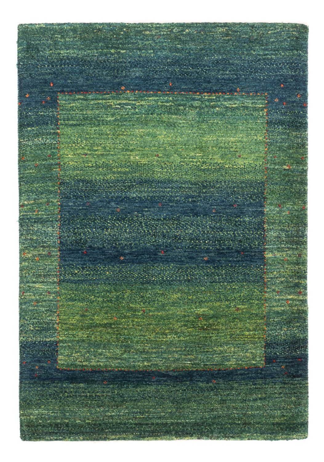 Gabbeh Rug - Loribaft Perser - 123 x 85 cm - green
