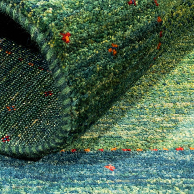 Gabbeh Rug - Loribaft Perser - 123 x 85 cm - green