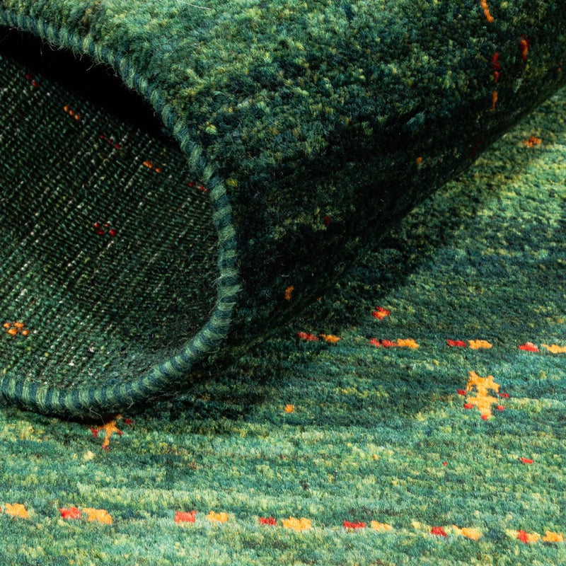 Gabbeh Rug - Loribaft Perser - 119 x 86 cm - green