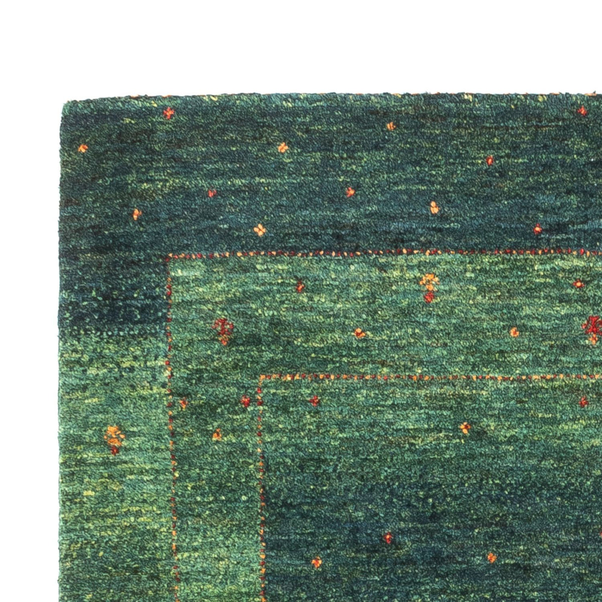 Gabbeh Rug - Loribaft Perser - 127 x 86 cm - green