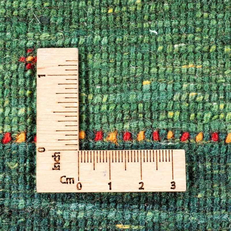 Gabbeh Rug - Loribaft Perser - 127 x 86 cm - green