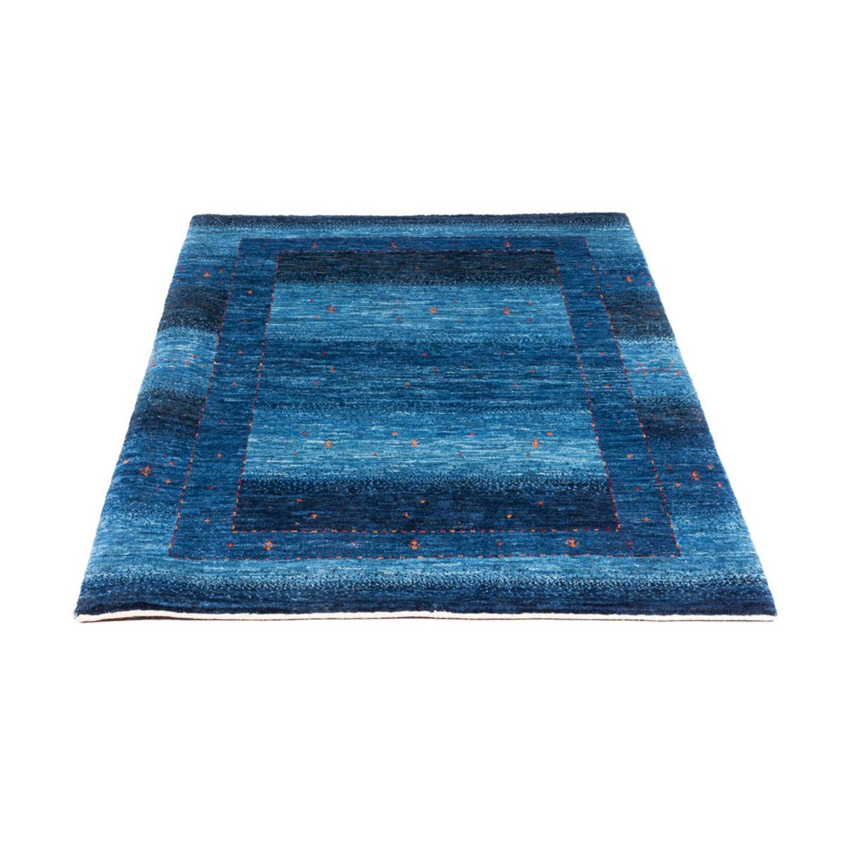 Gabbeh Rug - Loribaft Perser - 135 x 93 cm - blue