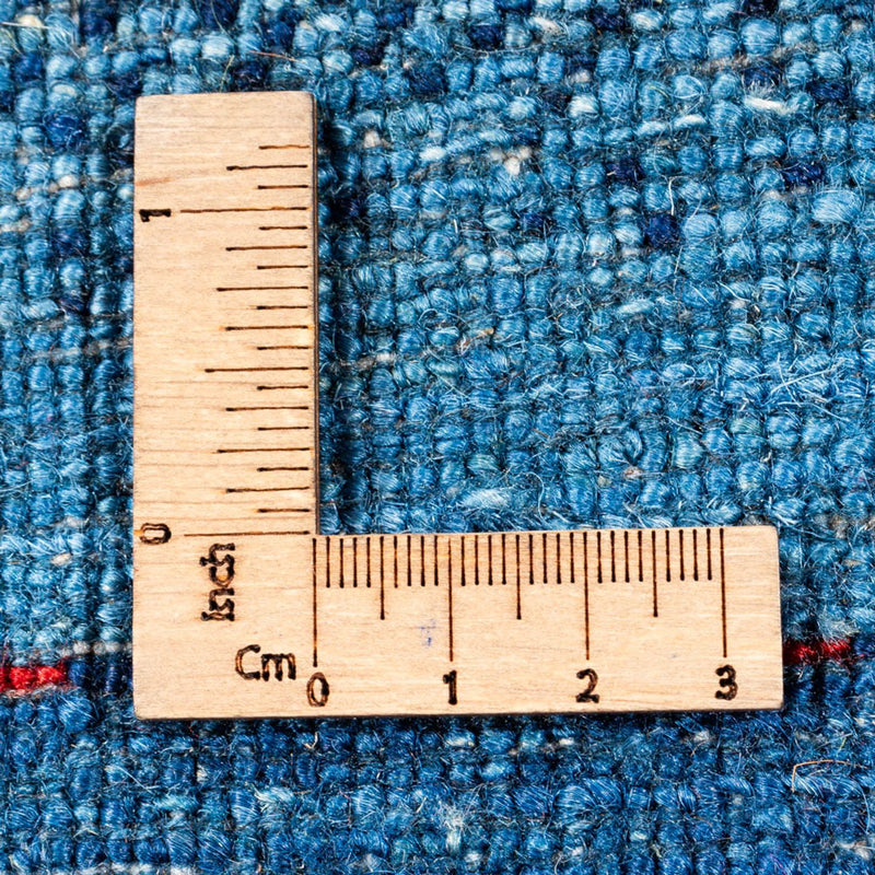 Gabbeh Rug - Loribaft Perser - 135 x 93 cm - blue