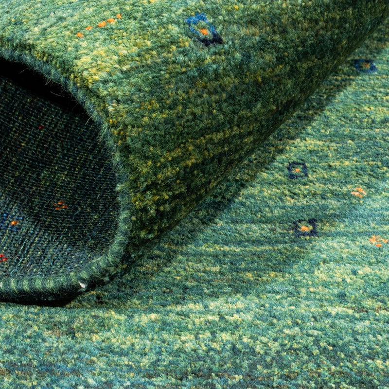 Gabbeh Rug - Loribaft Perser - 107 x 78 cm - green