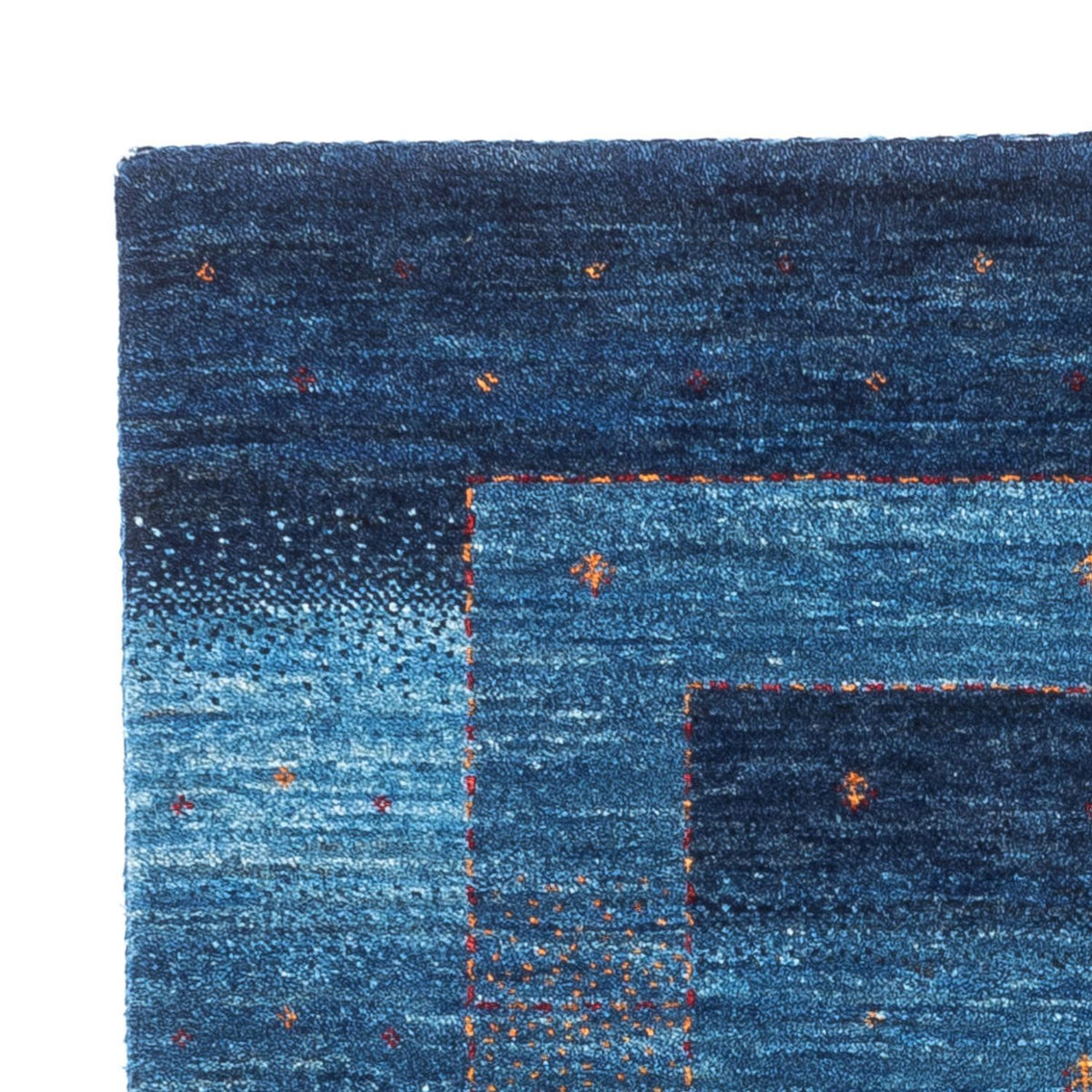 Gabbeh Rug - Loribaft Perser - 116 x 84 cm - blue