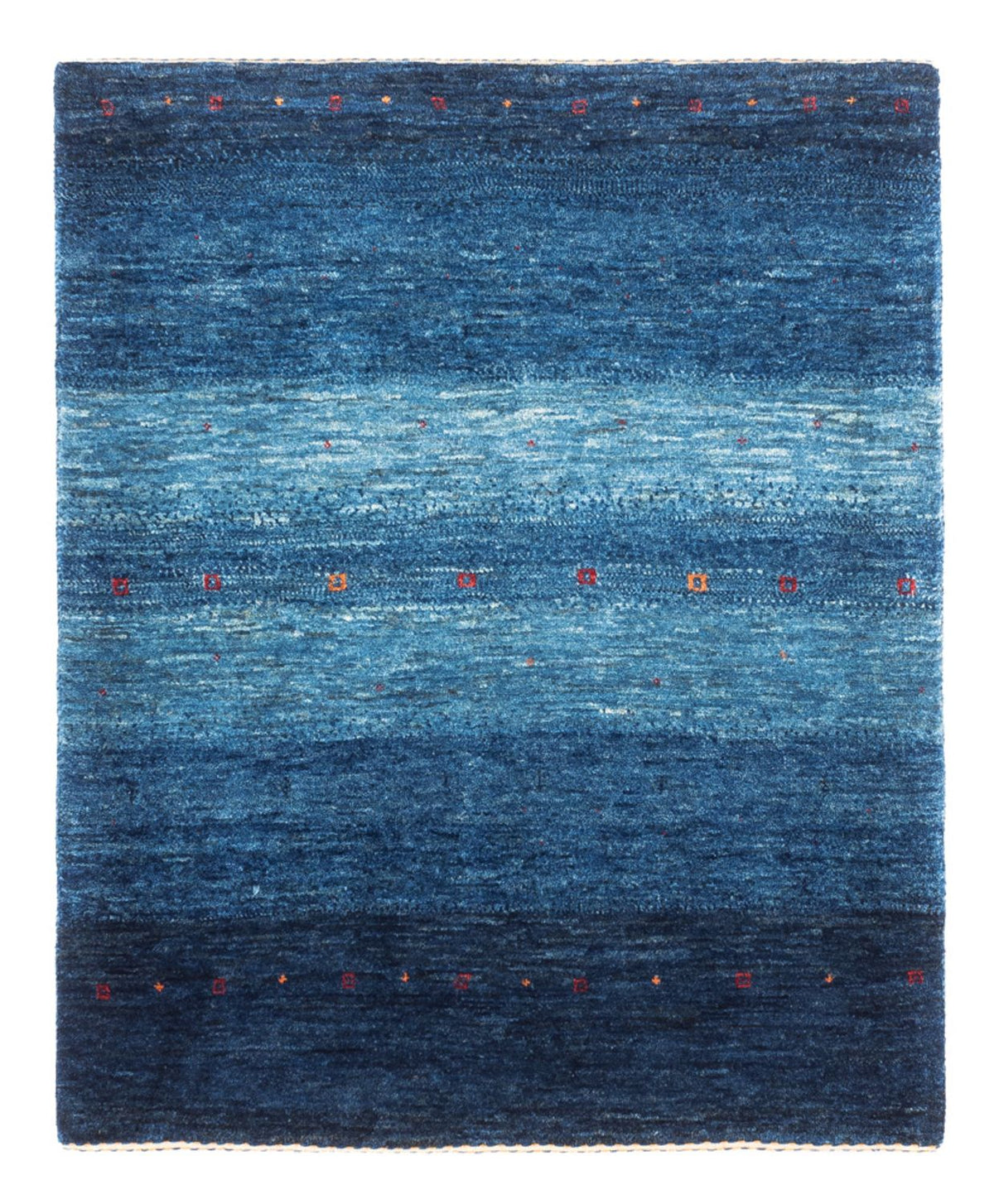 Gabbeh Rug - Loribaft Perser - 108 x 88 cm - blue