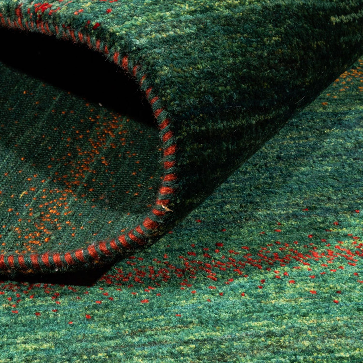 Gabbeh Rug - Loribaft Perser - 187 x 120 cm - green