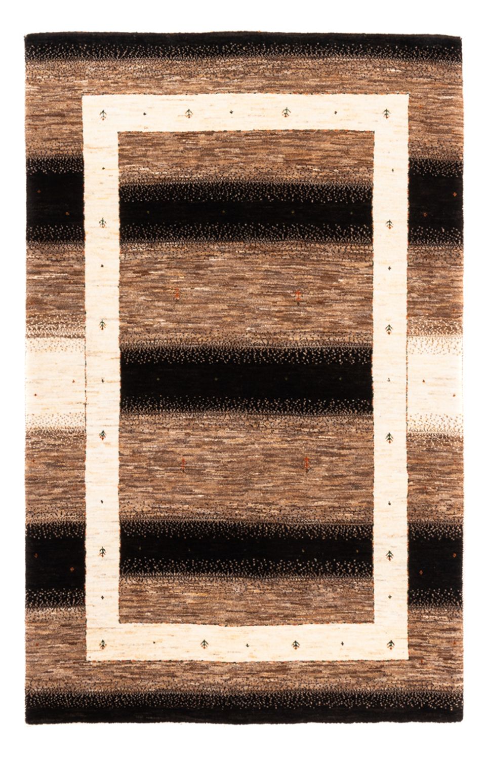 Gabbeh Rug - Loribaft Perser - 190 x 125 cm - grey