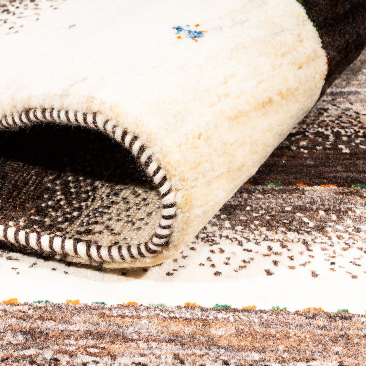 Gabbeh Rug - Loribaft Perser - 165 x 128 cm - grey