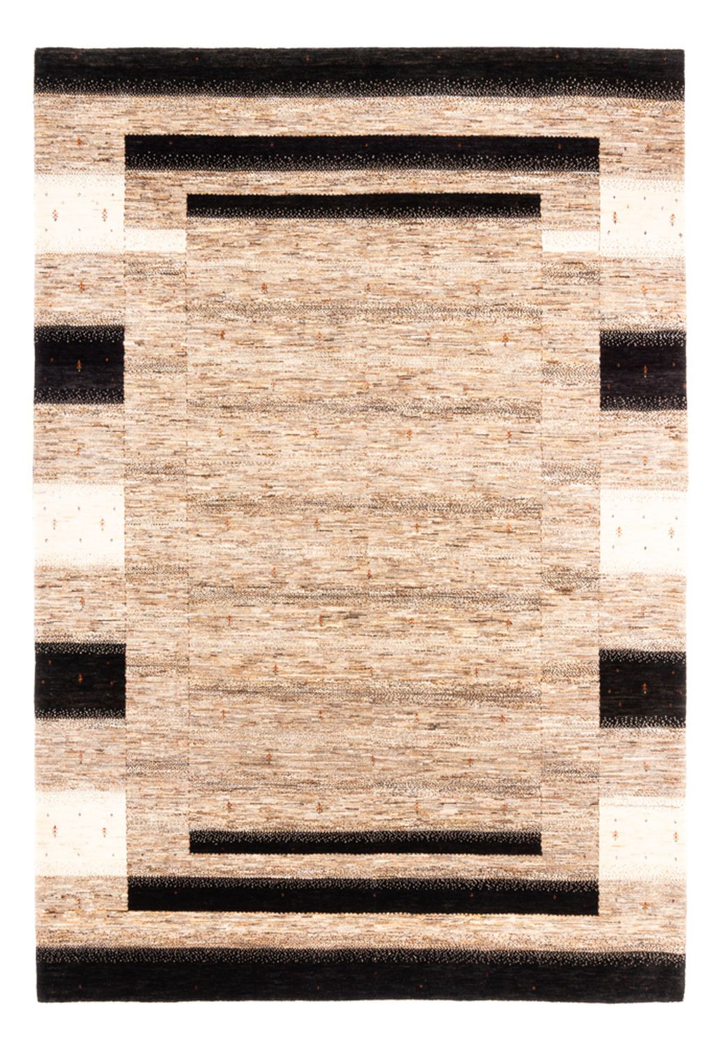 Gabbeh Rug - Loribaft Perser - 300 x 210 cm - grey