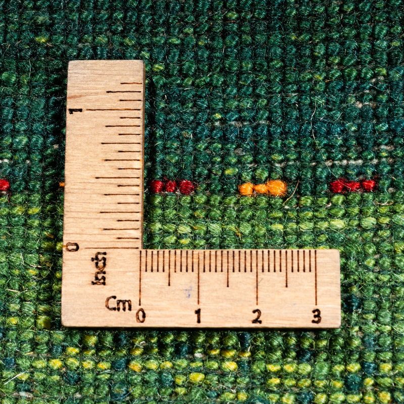 Gabbeh Rug - Loribaft Perser - 182 x 128 cm - green