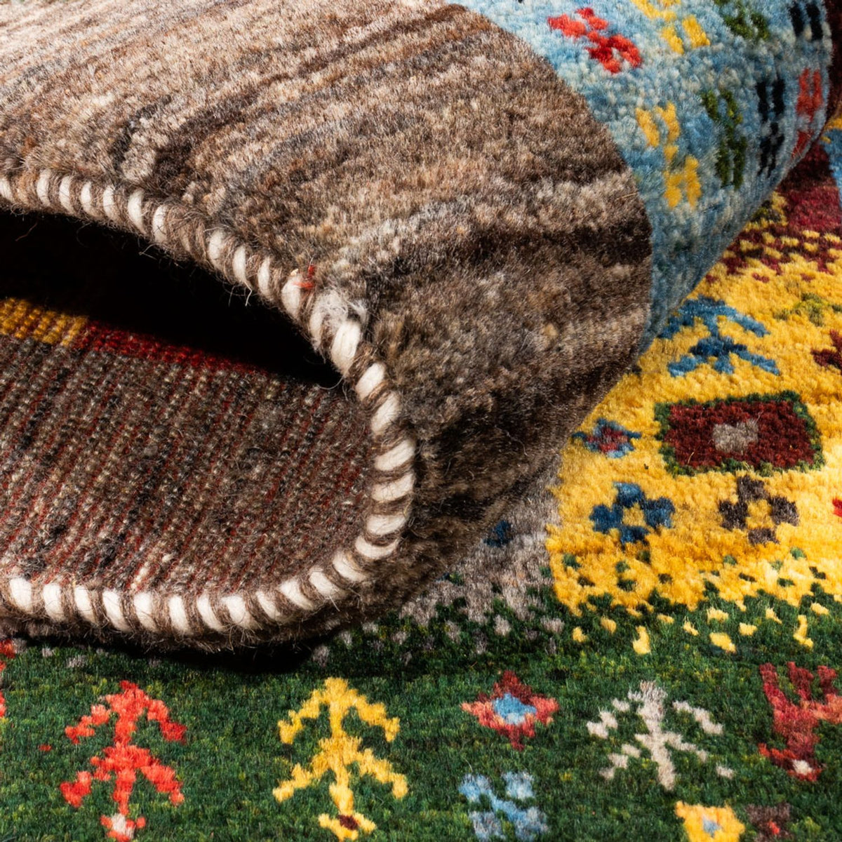 Gabbeh Rug - Loribaft Perser - Royal - 188 x 109 cm - multicolored