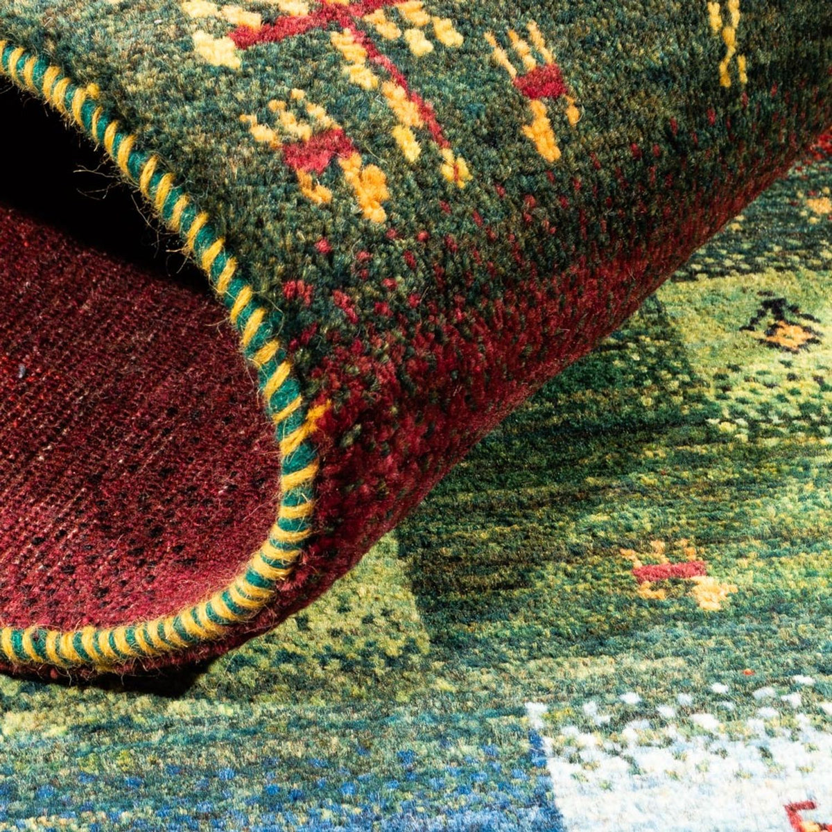 Gabbeh Rug - Loribaft Perser - Royal - 181 x 122 cm - multicolored