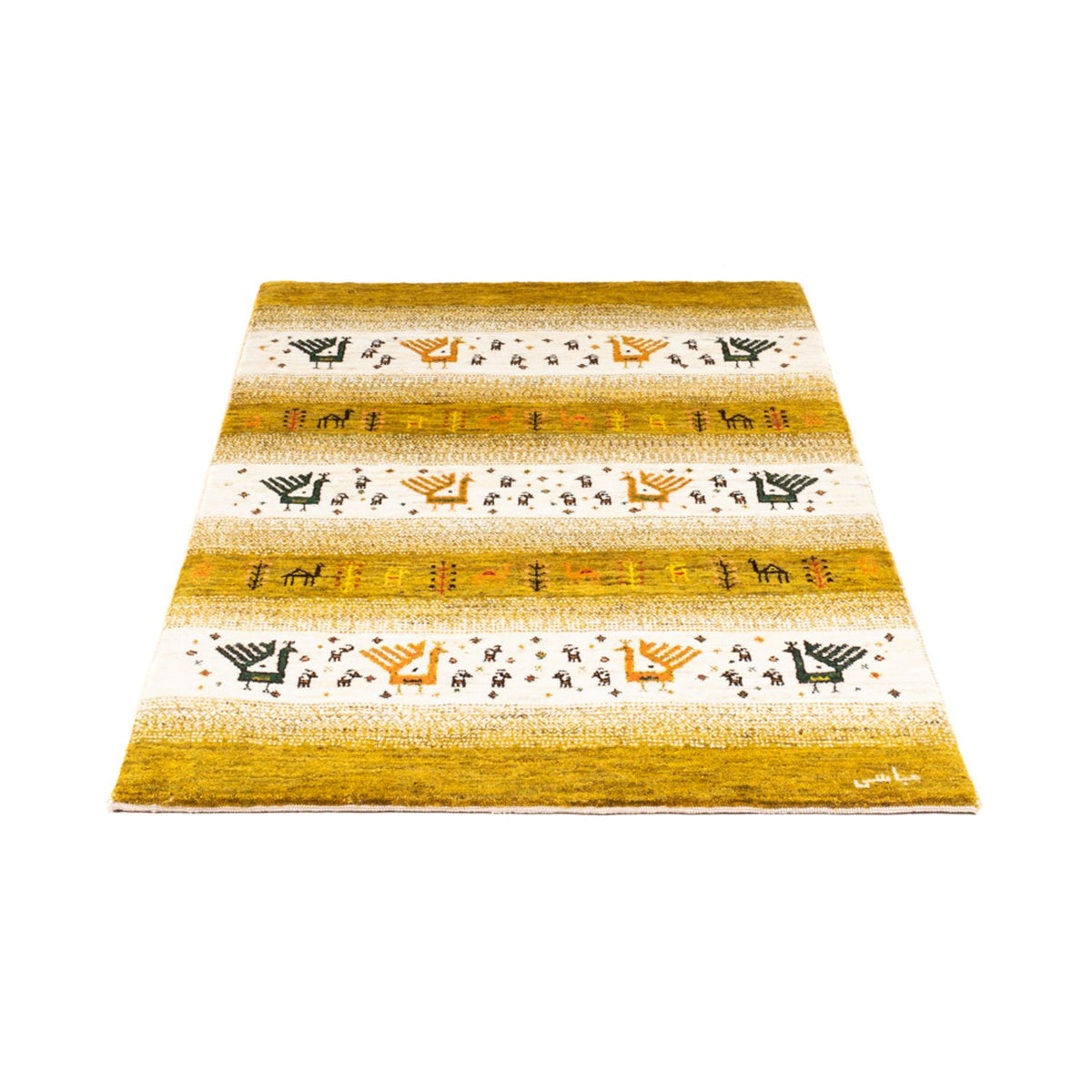 Gabbeh Rug - Loribaft Perser - 128 x 82 cm - multicolored