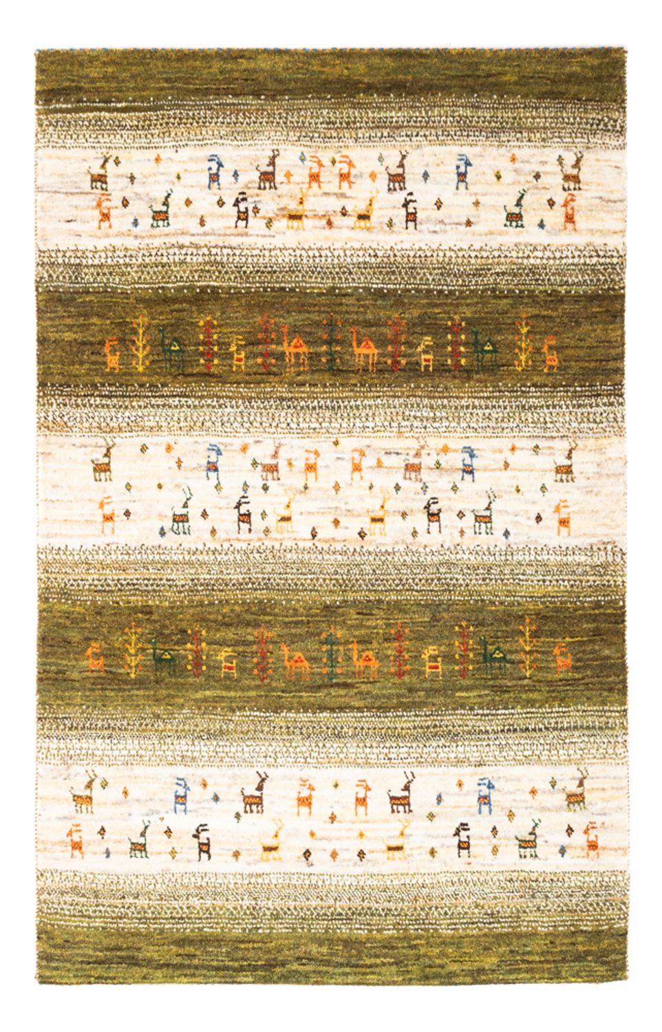 Gabbeh Rug - Loribaft Perser - 138 x 85 cm - multicolored