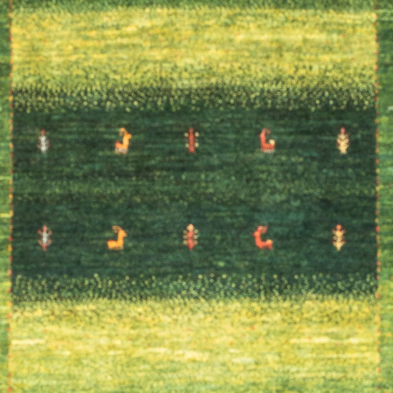 Gabbeh Rug - Loribaft Perser - 148 x 98 cm - green