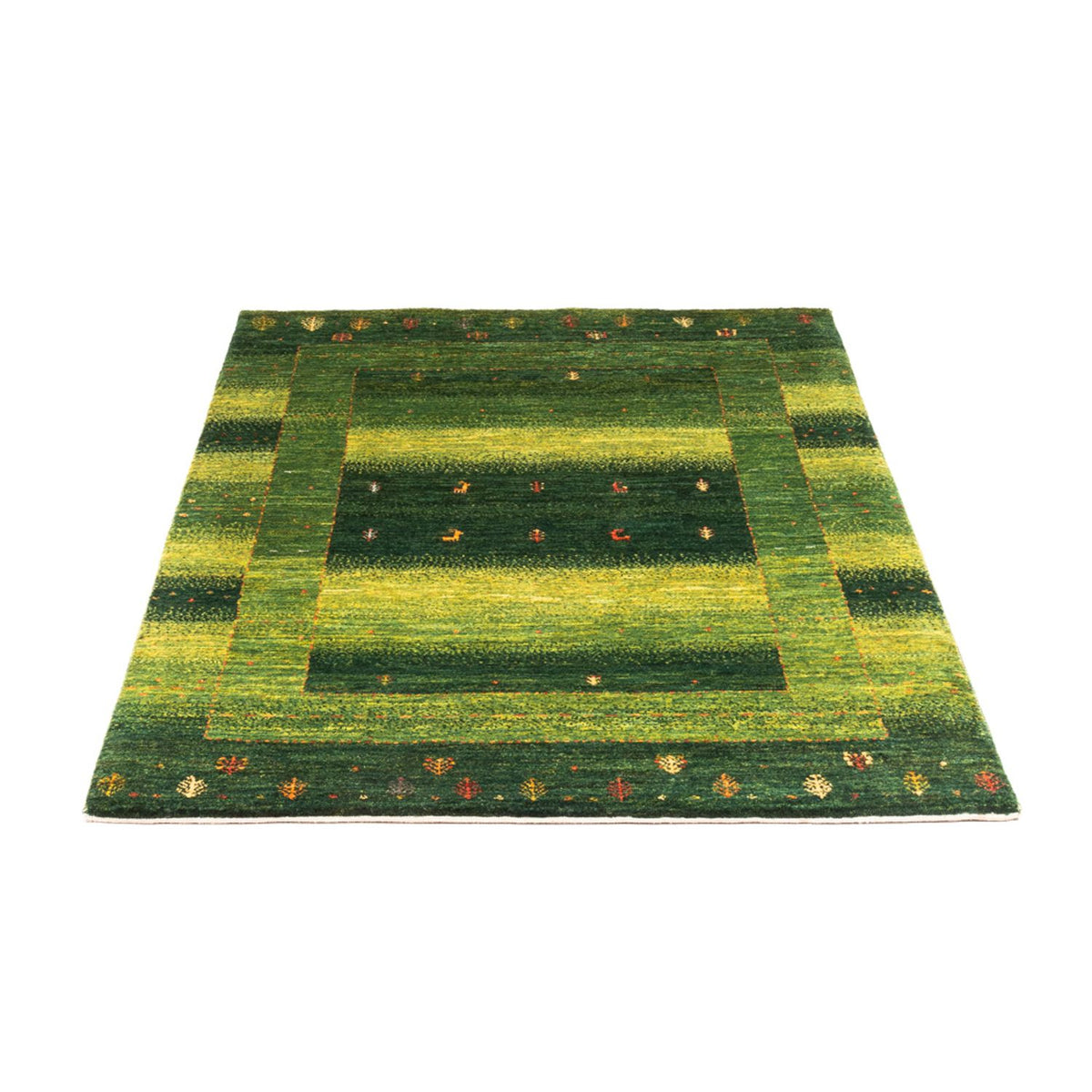 Gabbeh Rug - Loribaft Perser - 148 x 98 cm - green
