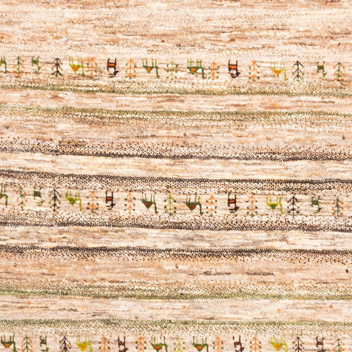 Gabbeh Rug - Loribaft Perser - 231 x 175 cm - grey