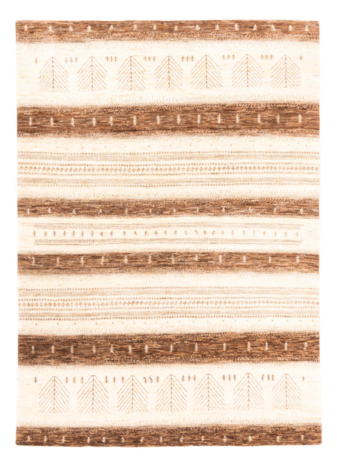 Gabbeh Rug - Loribaft Perser - 251 x 182 cm - natural