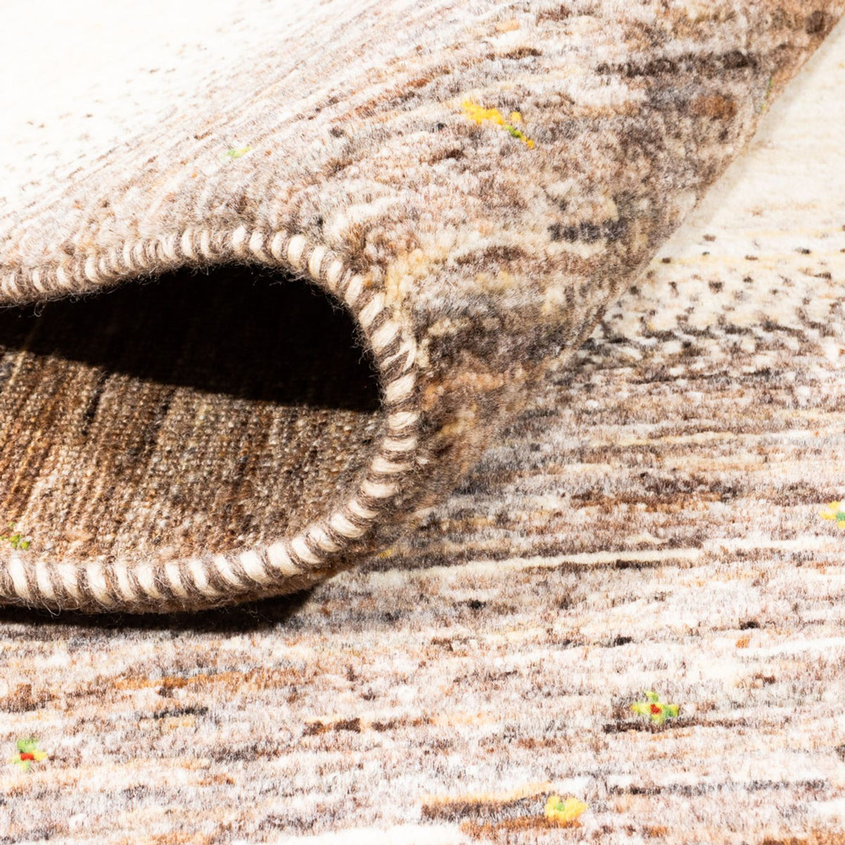 Gabbeh Rug - Loribaft Perser - 252 x 174 cm - natural