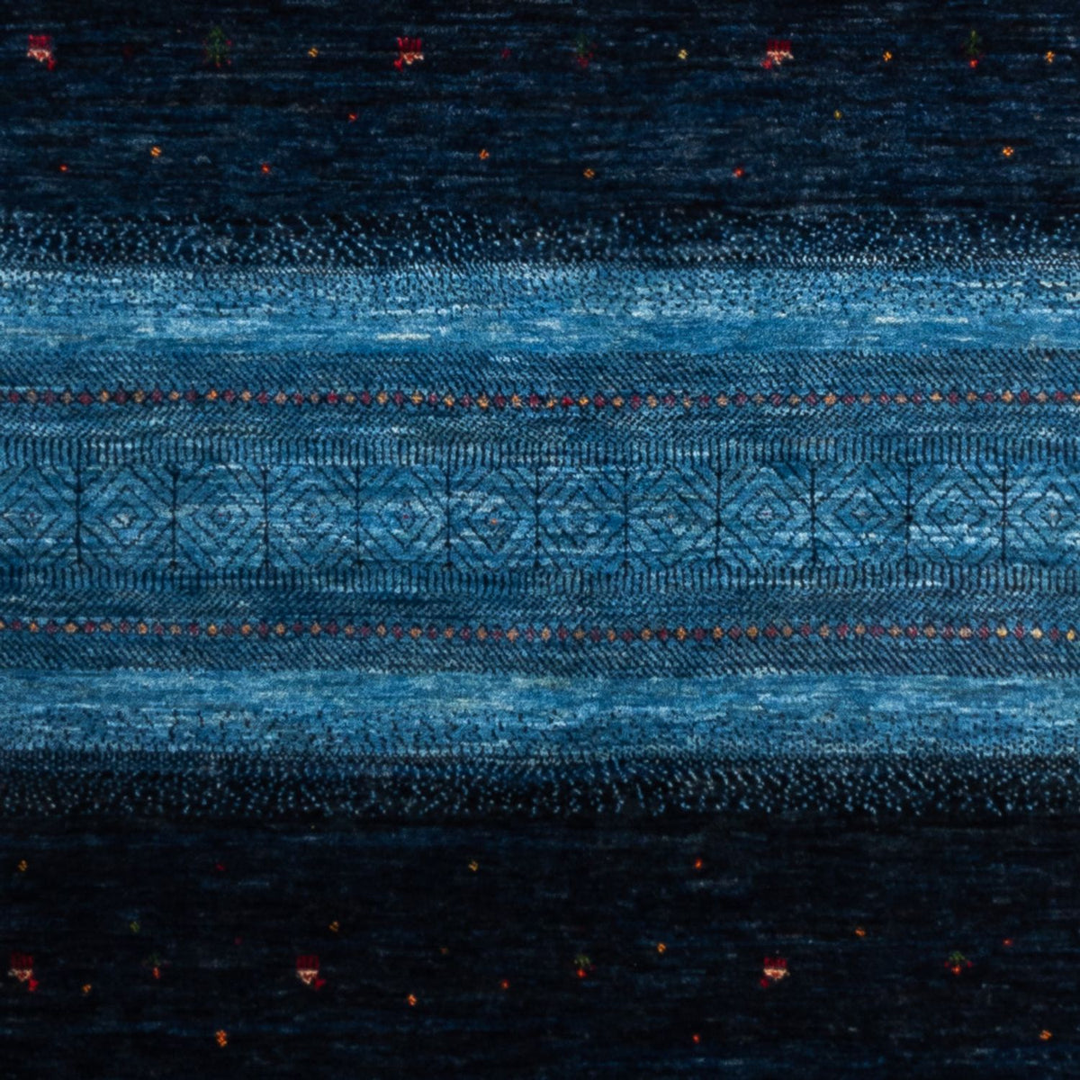 Gabbeh Rug - Loribaft Perser - 256 x 180 cm - blue