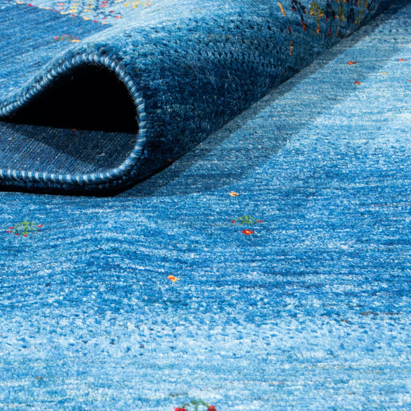 Gabbeh Rug - Loribaft Perser - 331 x 228 cm - blue