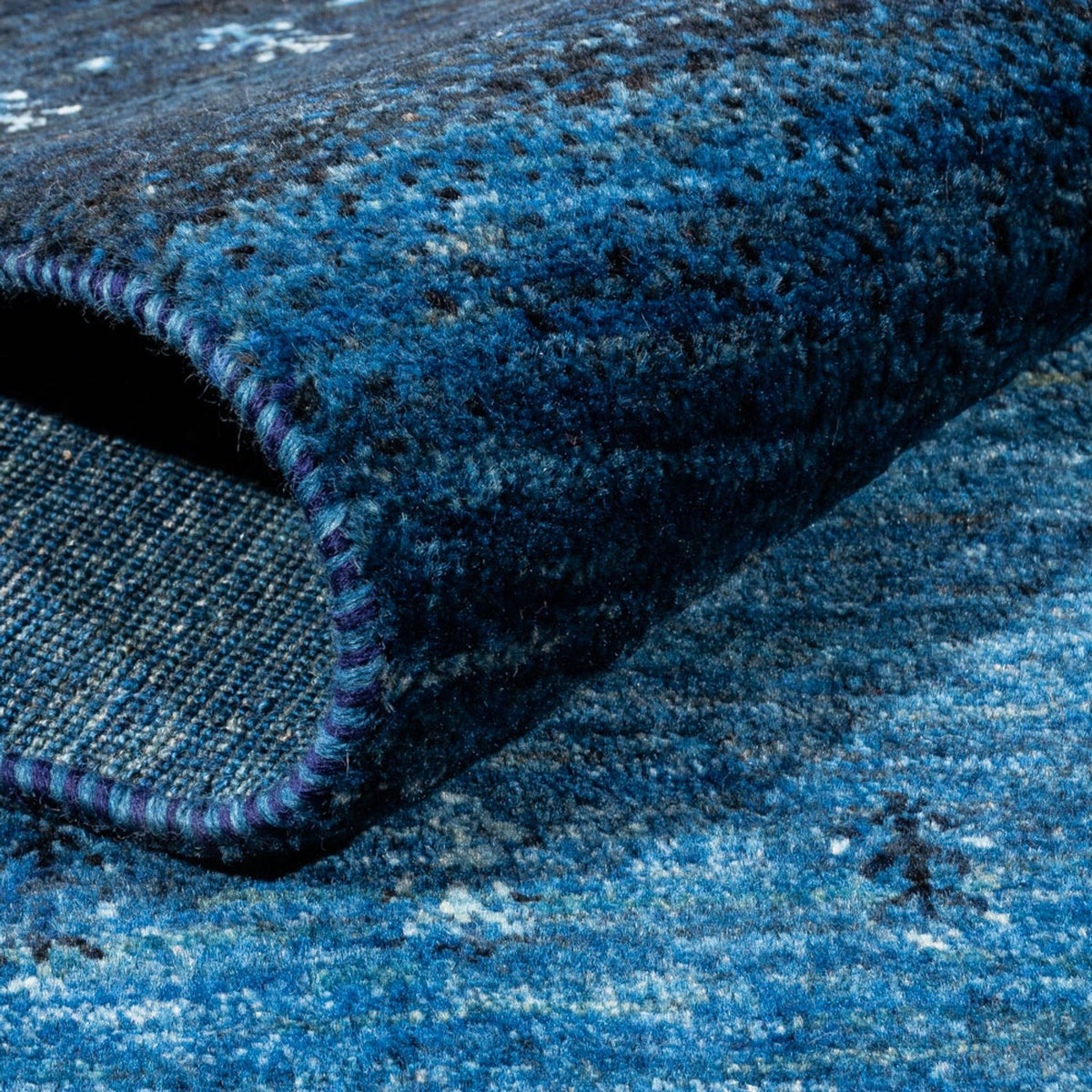 Gabbeh Rug - Loribaft Perser - 288 x 197 cm - blue