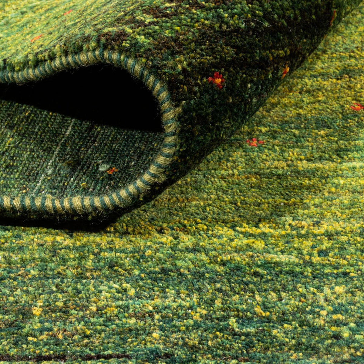 Gabbeh Rug - Loribaft Perser - 236 x 166 cm - green